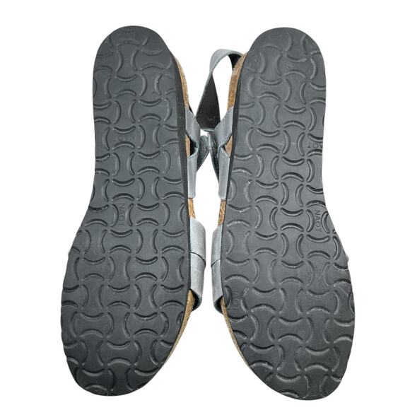 NAOT Women's Kayla Grey Leather Strap Sandals Size 41 US 10 - Picture 9 of 11